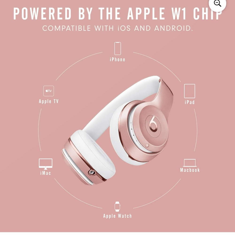 Beats by Dr. Dre Solo3 Rose Gold - Picture 7 of 13